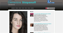 Desktop Screenshot of clementine-stepanoff.com